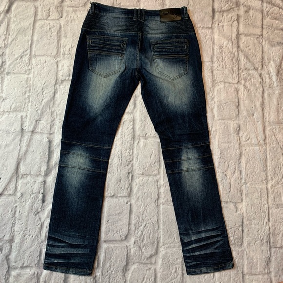 XRAY blue moto jeans - Picture 4 of 5